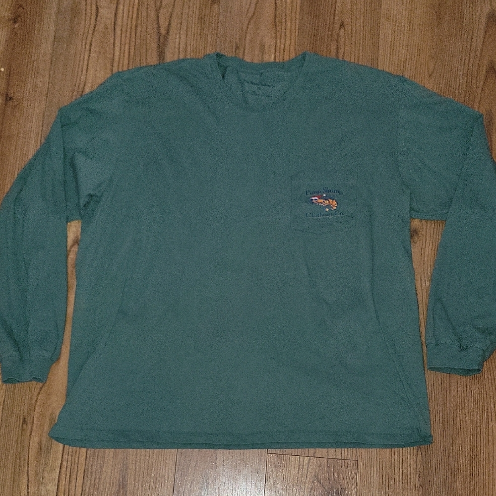 Men's Deep Green Long Sleeve Tee